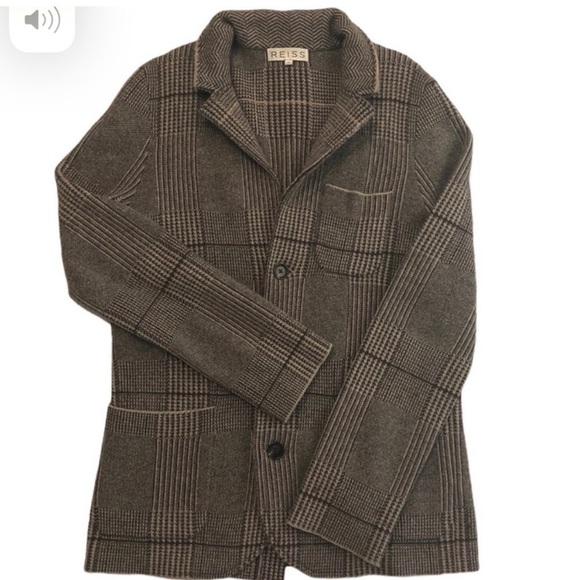 Reiss Lambs Wool Blazer Jacket Coat - Picture 1 of 10